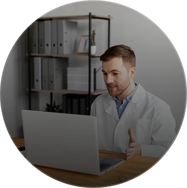 provider speaking with patient about remote patient monitoring