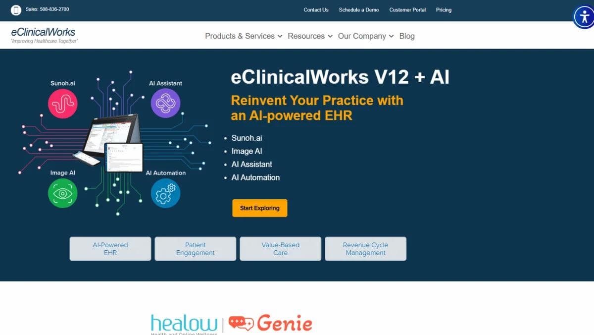 eClinicalWorks Homepage