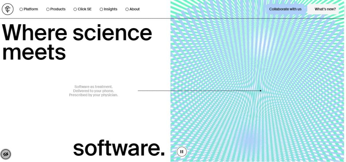 Click Therapeutics Homepage